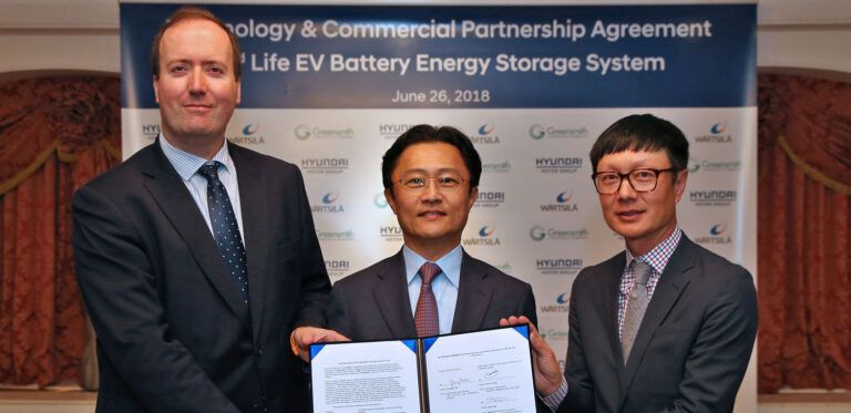 Hyundai partners with Wärtsilä to utilize second-life EV batteries