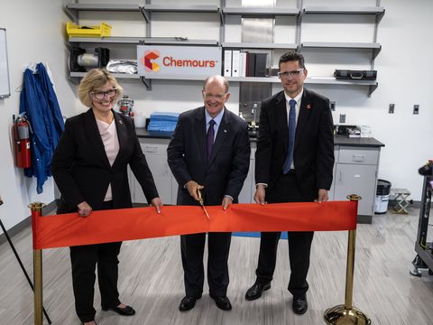 Chemours has announced the opening of the Chemours Battery Innovation Center, a laboratory facility located at the Chemours Discovery Hub