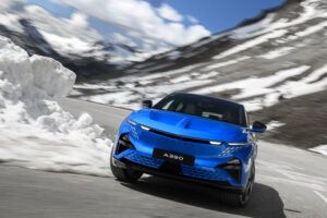 Alpine has developed a torque vectoring system for its A390 all-electric fastback that can distribute between 0 and 100% of torque across the two rear wheels