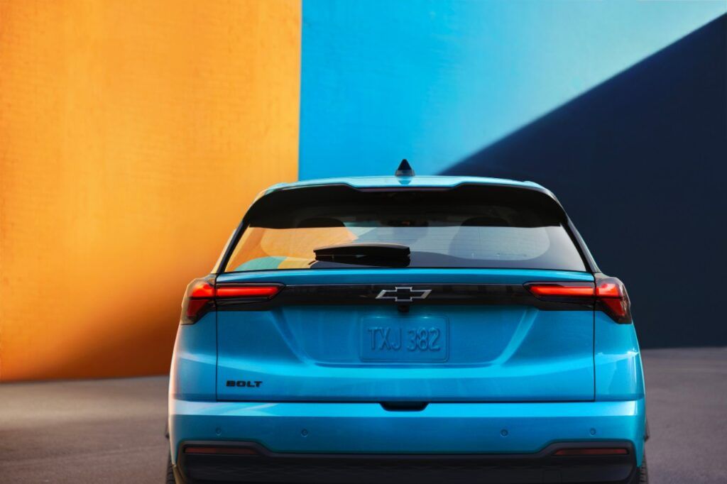 New Bolt car from rear