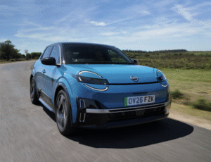 Nissan Micra named Small Car of the Year at Car Dealer Power Awards 2026 Blue Nissan Micra driven on a countryside road
