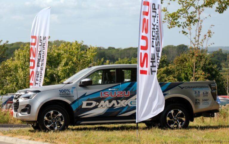 Electric Isuzu D-Max pick-up boasts 3,500kg towing