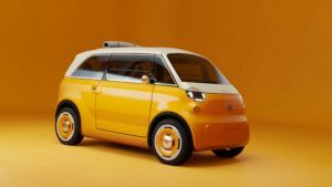 Fiat Multiplina concept fits four seats into 3.04m electric heavy quadricycle